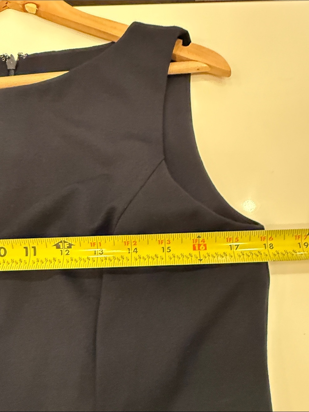 Talbots Embroidered Flounce Sheath Dress in Black 10P - Picture 7 of 10